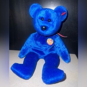 1998 “Clubby” and  1997 “Erin” Ty Beanie Baby Bears, vintage